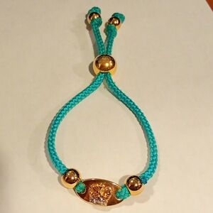 Juicy Couture Gold and Teal Bracelet